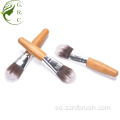 Anpassad flytande lera ansiktsborstar Mask Foundation Brush